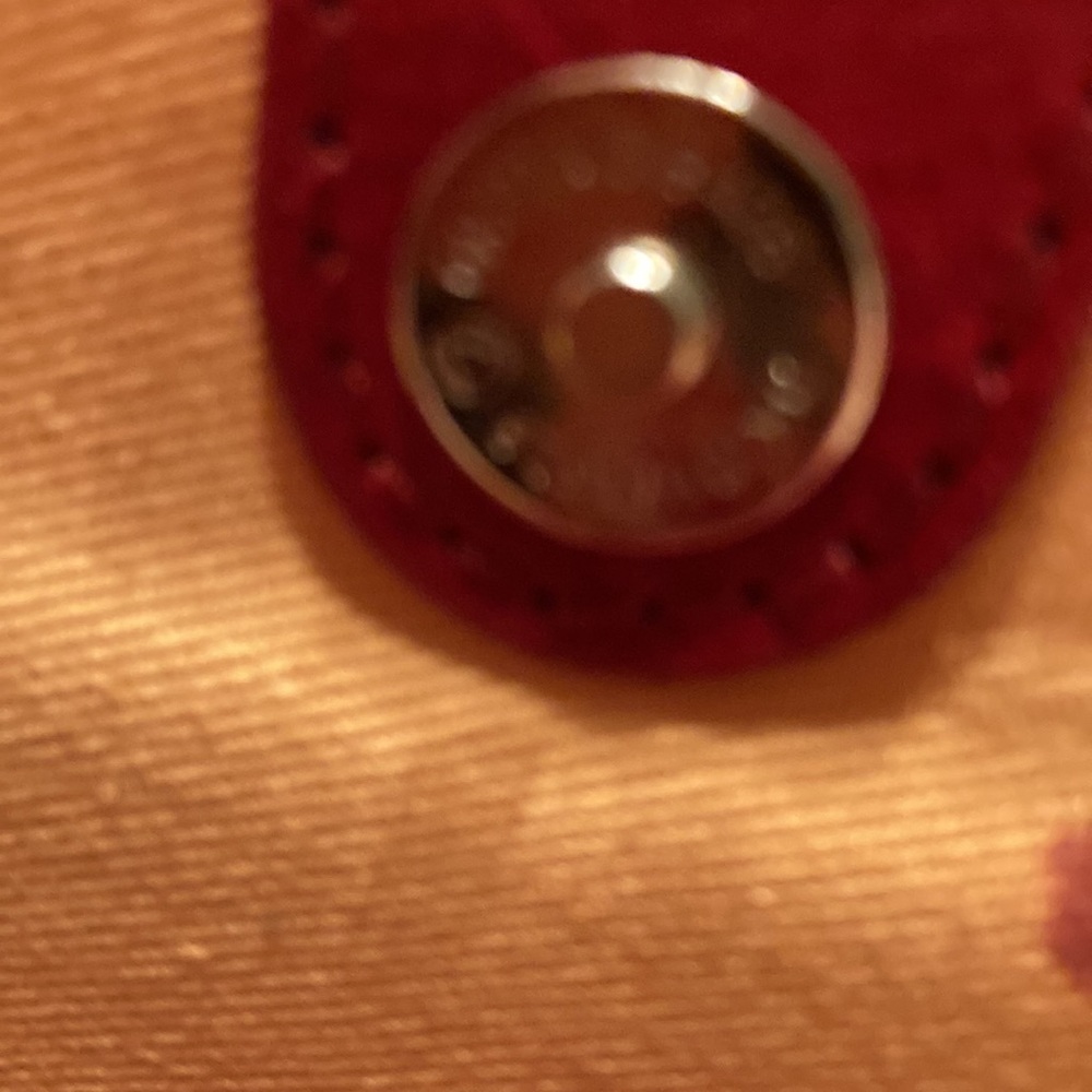 Elegant Red LeatherHobo Crossbody Bag - Picture 10 of 15